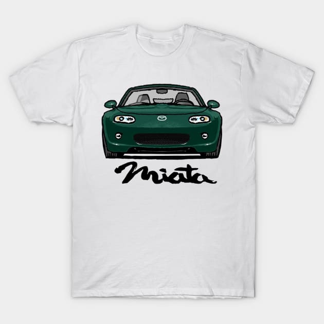 MX5 NC1 Green T-Shirt by Woreth